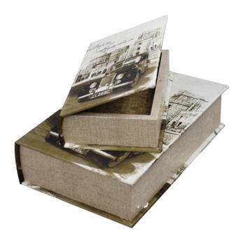 Aufbewahrungsbox In Buchoptik